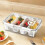Snack Box Container Reusable Snackle Containers Outdoor Fruit Boxes Snack Plates Storage Container with Lid B 3