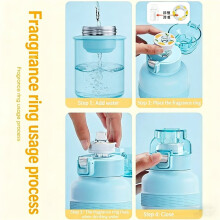 Insulated Stainless Steel Mug Tumbler Vacuum Water Bottle with Flavour Scent Pods for School Children Drinking