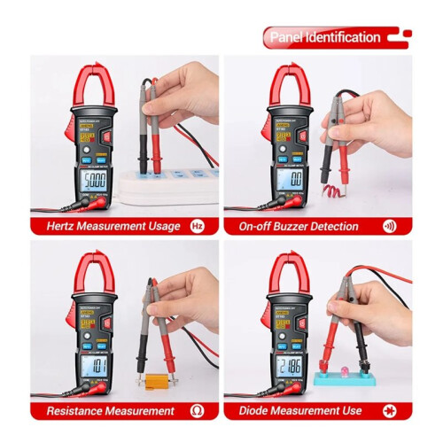 ANENG ST183 Digital Clamp Meter AC Current 6000 Counts True RMS Multimeter /AC Voltage Tester Hz Capacitance
