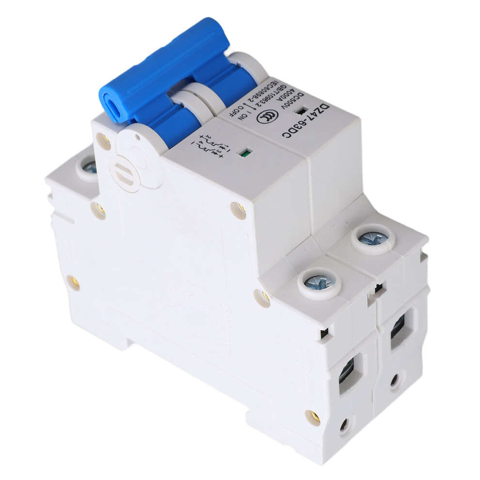 2P DC MCB 500V 4KA Solar Breaker