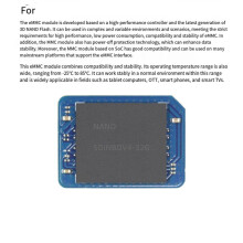 EMMC-Modul für Orange Pi 5  3B 4 für Radxa ROCK-Serie für Nanopi M6, für Nanopi Zero2 EMMC-Speichermodul 256 GB