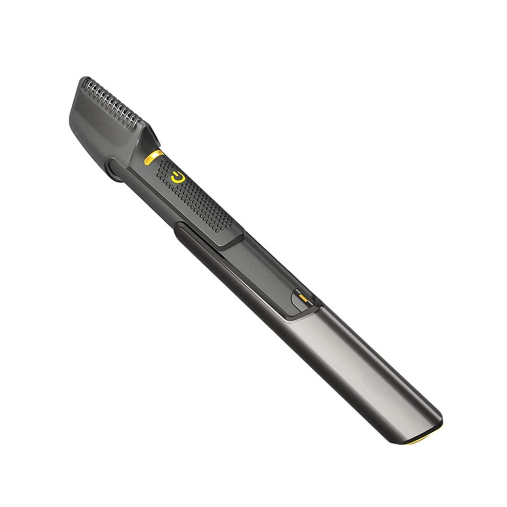 Waterproof Pubic Body Shaver Electric Shaver with Retractable Length Cordless Body Hair Trimmer with 5 Limit Combs