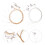 32Pcs Practical Lyre Strings Replacement Kit in Assorted Colors 7