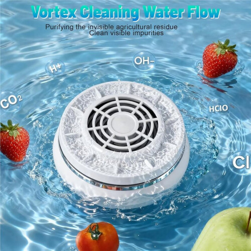 Fruit and Vegetable Washing Machine, Wireless Fruit Cleaner Device, Titanium Electrolysis Veggie Cleaning Machine 2