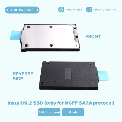 För  Latitude 7414 och 7404 Rugged Laptop M.2 NGFF SSD-CADDY 2