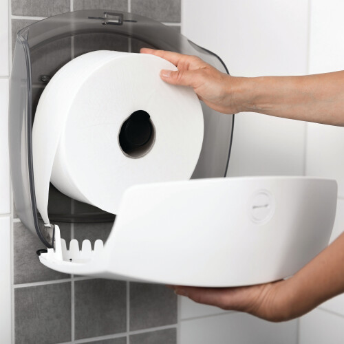 KATRIN Toiletpapirdispenser. Gigant S Hvid 1