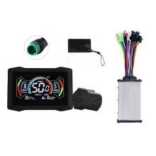 H7C E-Scooter NFC LCD-Display + 36V/48V 350W Motor UART Typ C Elektrofahrrad LCD-Farbdisplay NFC-Tachometer 5-PIN