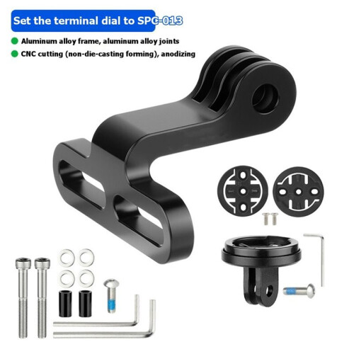 Angle Adjustable Bicycle Stem Mount Rack for  Bryton Wahoo Bike Computers Aluminum Handlebar Stand for Headlight 2