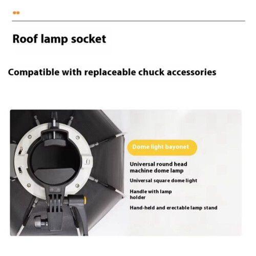 Side Soft Light Box TR-07C Bayonet Portable Octagonal Soft Light Box Quick Open Quick Install Soft Light Cover Shen 1