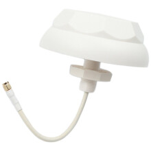 2,4-GHz- und 5,8-GHz-Deckenantenne, Omnidirektionale Pilzantenne für Den Innenbereich, 2,4 GHz Hohe Verstärkung, mit SMA-Stecker und 15 cm Kabel