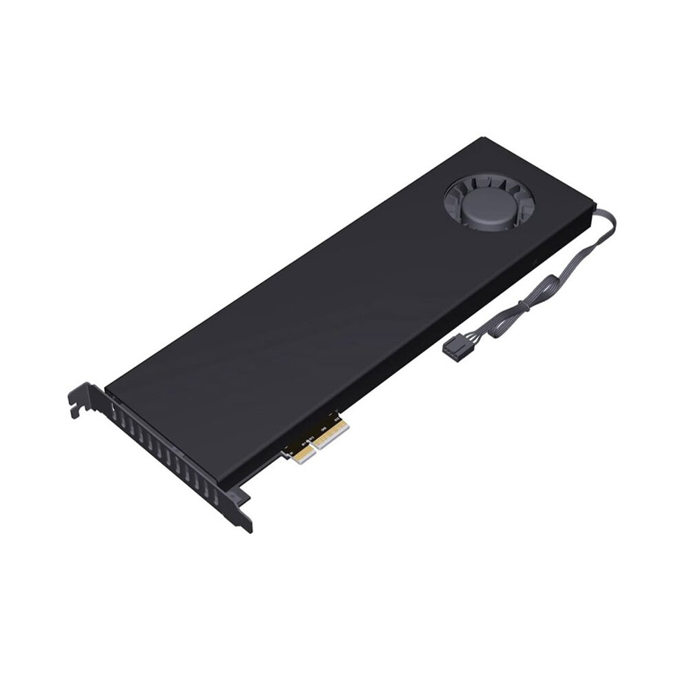 Photos - Card Reader / USB Hub ADT R27A-BK3 PCIe 5.0 X4 to U.2 Hard Drive Adapter Card 128Gbps SFF-8639 Interface with Enclosureb
