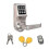 Digital Door Lock,unlock with M1 Card, Code And Key,default for Left Hand Orientation 1
