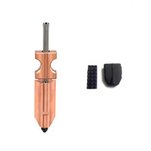 Voor Flashforge AD5X Nozzle Verbeterde, Verwijderbare Nozzles van Gehard Staal (0,4 mm) voor 3D-Printers, Inclusief Siliconen Huls en Borstel