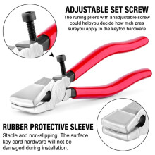101Pcs Key Fob Hardware Set with Pliers,Keychain Rings for Wristlet Lanyard and Keychain Making Supplies,DIY Kit