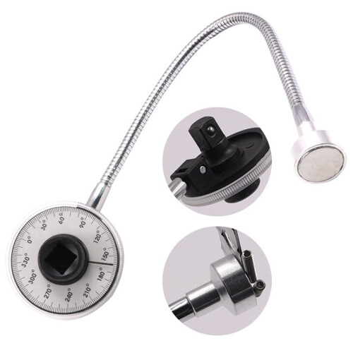 360 Degrees Torque Meter Calibrated in Degrees Torque Angle Gauge Torque Wrench Adjustable Torque Regular Scale 2