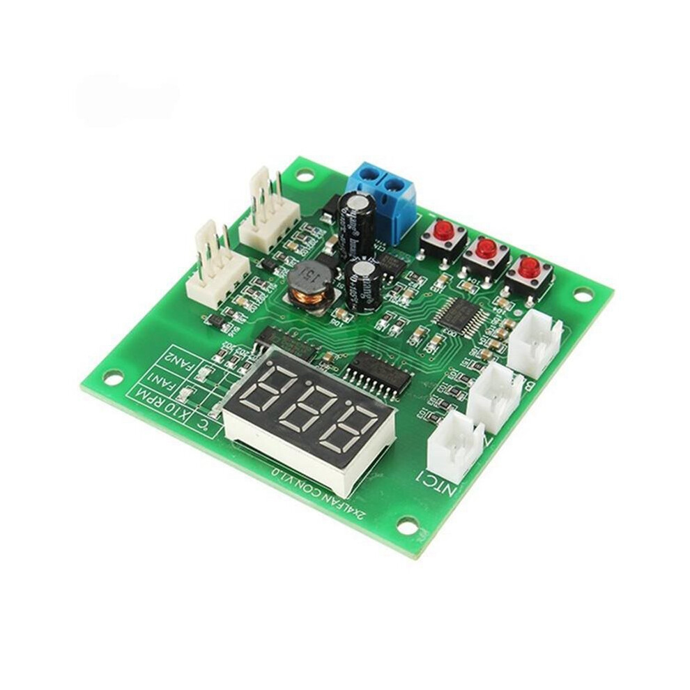 11-55V 5A 2 3 4 Wire Pwm Blower Speed Controller Motor Fan Governor Temperature Control Support Ec Ebm Fan Dropship 4712295102111