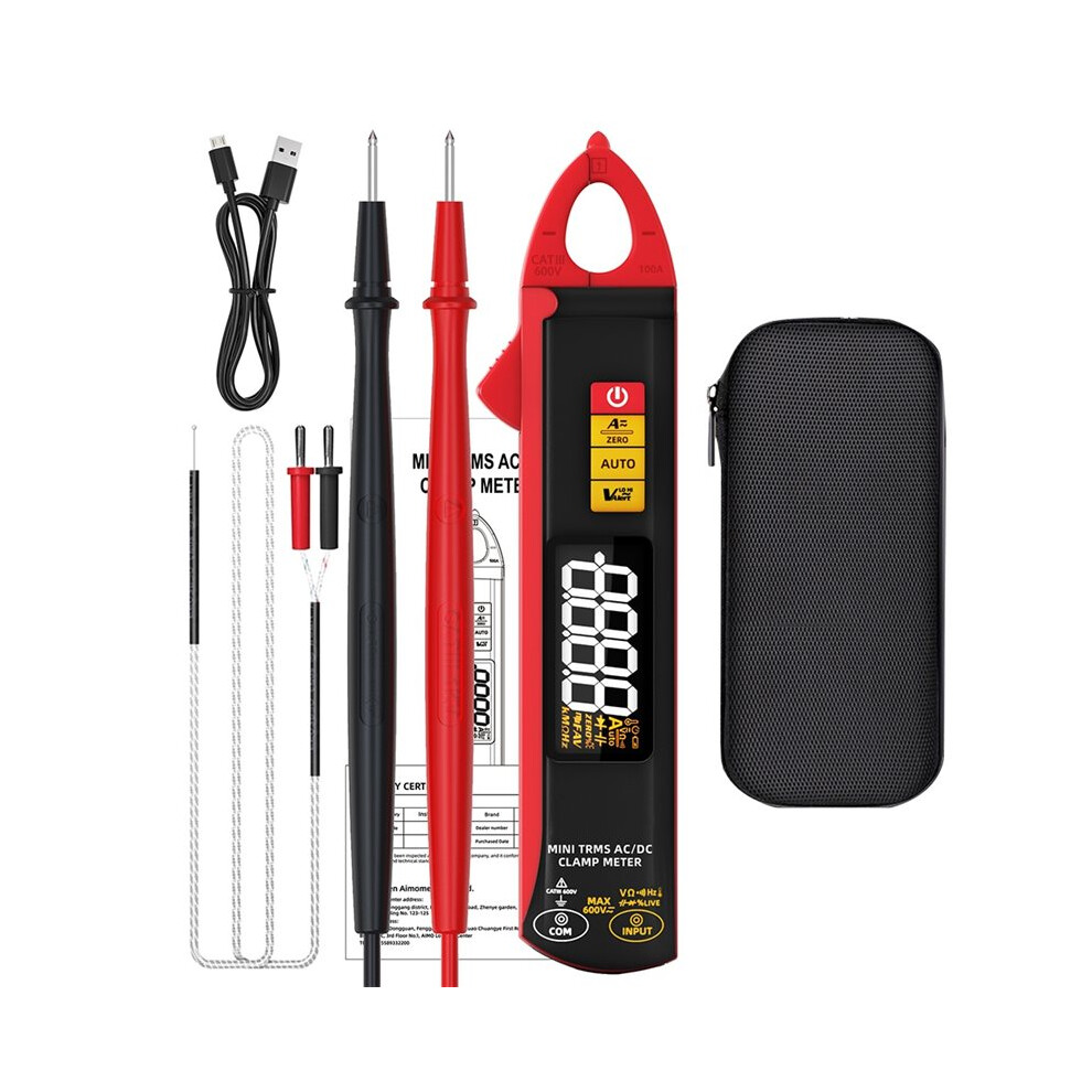 Bside Digital Clamp Meter 1Ma High-Precision Ammeter Pliers True Rms Ac Current Multimeter With Temperature Test 6033375278082