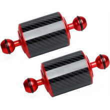 2pcs Carbon Fiber Float Buoyancy Underwater Arm Double Floating Arm Diving Camera Suitable for /Smartphone