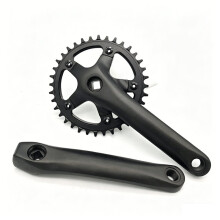 Guarnitura A Perno Quadro In Alluminio CNC 110BCD con Corona Narrow-Wide per Bici da Strada A 7-12 Velocità, 38 Denti
