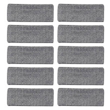 Lot de 10 Balais Plats Ultra-Absorbants, Essoreurs Automatiques en Microfibre pour le Nettoyage à Sec et Humide, Lingettes Lavables, pour la Maison