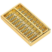 Brass Abacus, Vintage Style, Ideal for Education and Decoration, Exquisite Design for All Ages