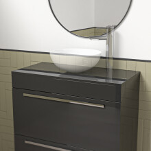 Nes Home 800mm Anthracite Moisture Resistant Vanity Cabinet Worktop