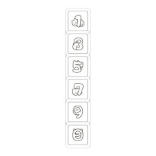Stempel w Kształcie Kota z Serii "Good Mood" DIY, , z Kreskówkowym Wzorem, 6 Linii, Prosty, do Pamiętnika B