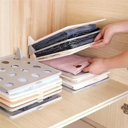 Multifunctional Folding Clothes Board - Portable, Reusable Storage Solution for Home White