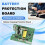 For  10Core Battery Storage Box Case 18V Dual- LED Full-Function Decoding Kit 6