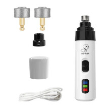 Aparador de Unhas Silent Groom Pro, Aparador Silencioso para Cães, Aparador de Unhas Silent Grind Pro para Cães, Recarregável