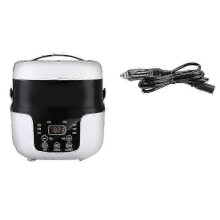 Mini Travel Rice Cooker Electric Lunch Box Removable Non-stick Pot Keep Warm