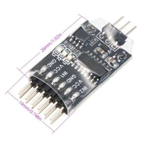 2Pcs FPV Racing Drone Camera 2/3-Channel Video Switcher Electronic  Remote-Controlled Video Switching Module 2