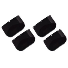 4-Pack Polycarbonate Replacement Lenses for Hobart 770580 Welding Helmet, 15.5x8 Inch Anti- Visor Inserts