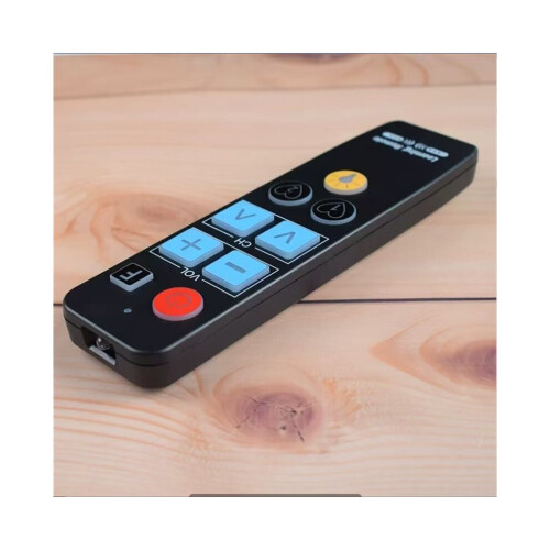 Universal Remote Control with Large Buttons for Seniors and the Elderly - Simple Remote Control - with Automatic Functions and 2