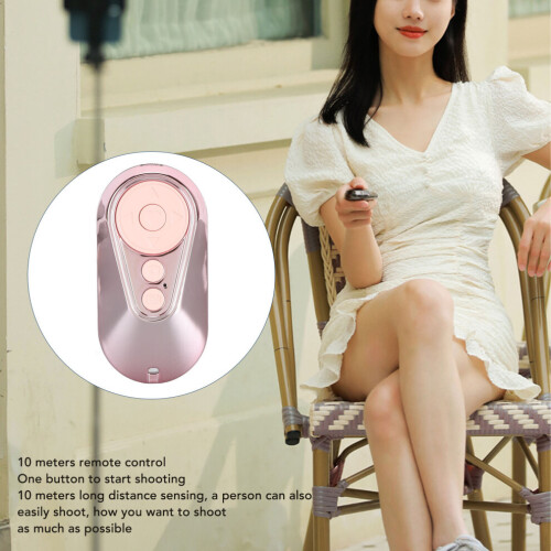 Selfie 150 mAh 1.5 oz Pink Bluetooth Remote Control for Camera 2