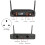 Wireless Microphone Headset 4 Channel UHF Fixed Frequency Dynamic Microphone for Karaoke Wedding Party Band Church UK 2