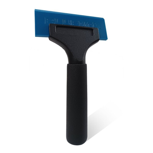 Rubber Blade Scraper with Metal Handle for Car Window Cleaning and Ice Removal 1