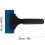 Rubber Blade Scraper with Metal Handle for Car Window Cleaning and Ice Removal 3