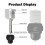 2 Pack for  A1/A1  Quick-Swap Hotend 0.4mm Stainless Steel Nozzle Integrated Structure Hot End Replacement 3