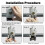 2 Pack for  A1/A1  Quick-Swap Hotend 0.4mm Stainless Steel Nozzle Integrated Structure Hot End Replacement 4