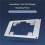HomeRack 7inch  Display Mounting Panel, 3U Mounting Space, Compatible with for Raspberry Pi 7inch Touch Displays 7