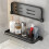 Space-Saving Aluminum Bathroom Folding Rack, Wall Mounted Storage Holder 5
