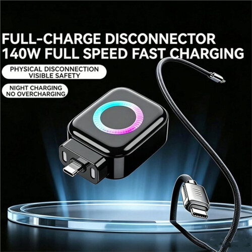 Mart Auto Stop Charging Separator AI Recognition Fully Charged Automatic Cut Off Device USB Charging Safety Protector B 1