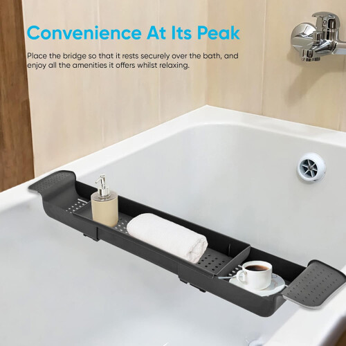 Blue Canyon Extendable Over Bath Rack Caddy 2
