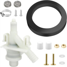 385311641 Wasserventil für Wohnmobiltoiletten mit Dichtung 385311652 für 300, 301, 310, 320 und Sealand Toiletten, Ersatzteile für