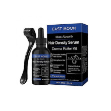 Derma Roller and Hair Growth Serum Kit, Thicken and Strengthen Hair Regrowth, Fight Hair Loss, Strengthen Hair Roots, Moisturizing Nourishing Scalp