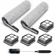 Accessoires voor de voor Floor One S5 / S5 Pro: 2 Borstelrollen, 4 Filters, Reserveonderdelen voor de Nat-/Droog-All-in-One Stofzuiger.