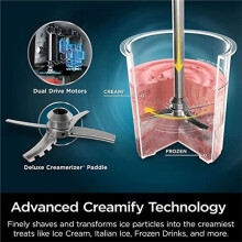 Pints e Tampas Creami para Recipientes de Sorvete para  Creamy Copos Frascos Baldes Conjuntos para  NC501 NC500 Series