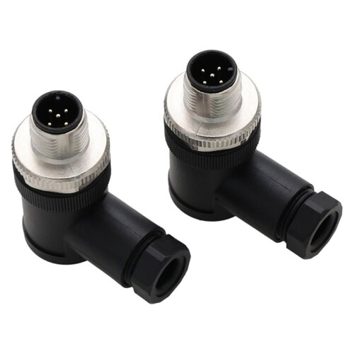 10PCS para Conjunto de Conector de Sensor de 5 Pines, Enchufe Macho Impermeable para Uso Industrial 5P L Macho (PG7) 2