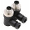 10PCS para Conjunto de Conector de Sensor de 5 Pines, Enchufe Macho Impermeable para Uso Industrial 5P L Macho (PG7) 6